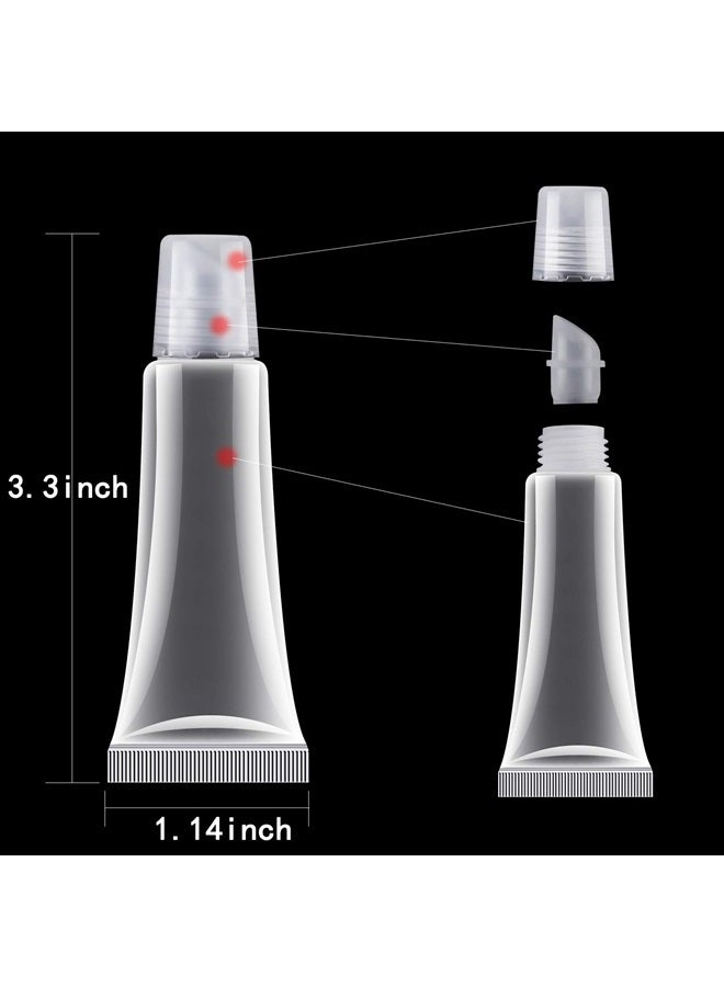HRLORKC 110Pcs 10ml Empty Tubes Lip empty lip gloss containers for Lip Gloss Balm Cosmetic 