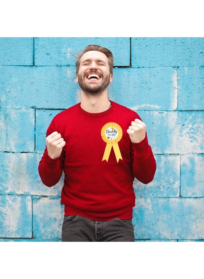 TTCOROCK Yellow Maternity Sash & Mommy Daddy Corsage Set - Image 3