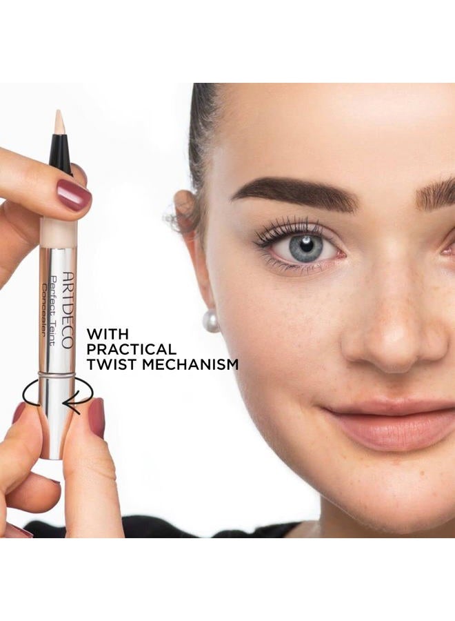 ARTDECO Perfect Teint Concealer - Light Peach N°05 - Light-Reflecting Concealer with Brush Applicator - No Signs of Tiredness - Medium Coverage - Water-Resistant - Long Lasting - Makeup - 0.07 Fl Oz - Image 4