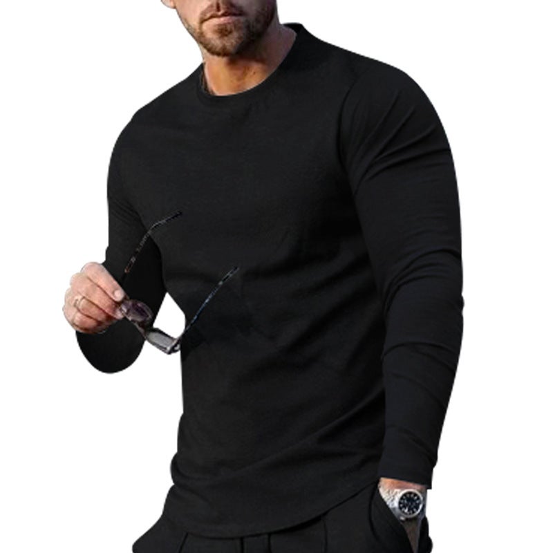 2024 Mens Autumn Casual Sportswear Set Apricot Trousers  - Image 5