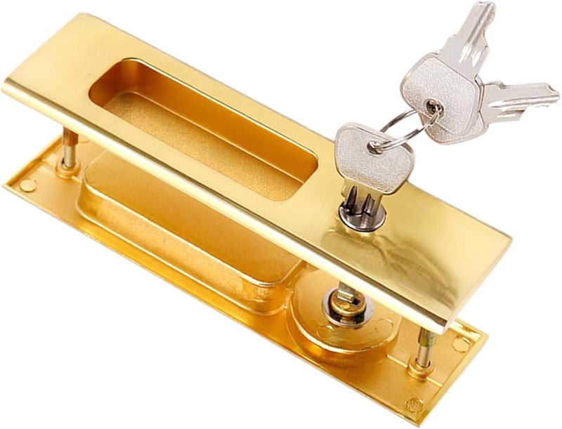 Steel Color Invisible Bathroom Sliding Door Hook Space Saving Anti Lockset Design - Image 5