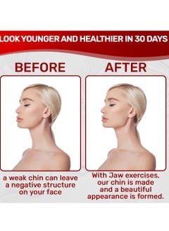 Cuken 2 Piece Black Jaw Exerciser Chisel Ball Powerful Jaw Trainer Face Jawline Shaper Double Chin Reducer Eliminator Neck Trainer Beauty Tools for Facial Line Jawline Exerciser For Beginner, Men & Women  - Image 4