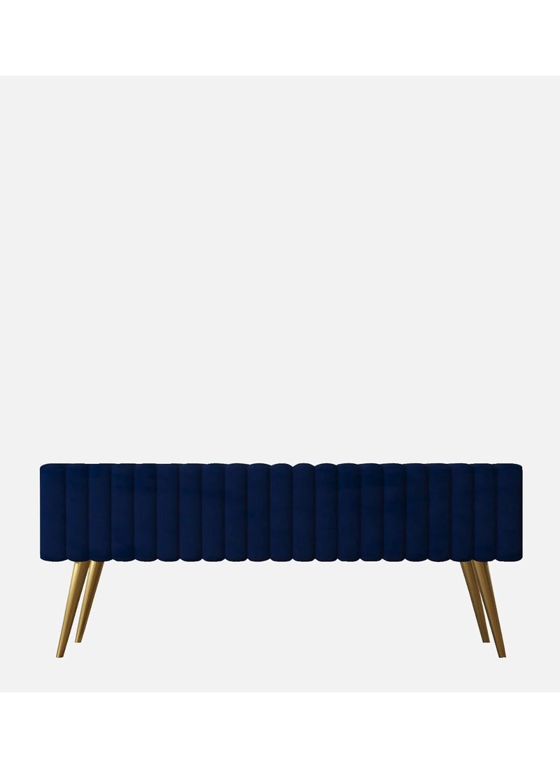 URBAN SIGNATURE URBAN SIGNATURE Lupita Velvet Bench 2Seater Upholstered Settee Ottoman Bench Luxurious Velvet Seating for Modern Living Room Bedroom Entryway Stylish Comfortable Accent Bench  - Image 5