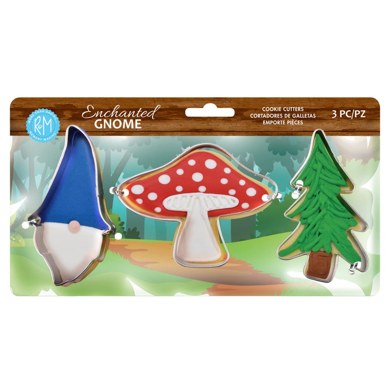 R&M R  M International Enchanted Gnome Set Cookie Cutter One Size Gray 