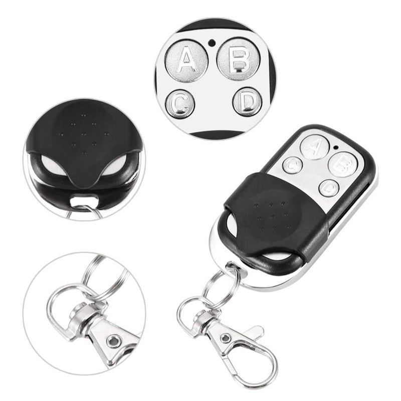 Remote Control Cloner: 433MHz Fixed Frequency, Button Slide Cover, Key Chain Size Key Fobs - IC Model Code Copying, 10Pcs for Car Key & Fixed Code Remote Replacement - Image 2
