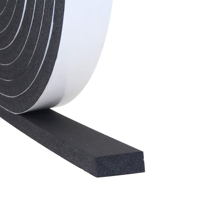 DGSL Foam Insulation Tape 1In x 38In x 165Ft Weather Stripping Door Seal Strip for Doors and WindowsSliding DoorSound Proof Soundproofing Door SealWeatherstripAir Conditioning Seal Strip