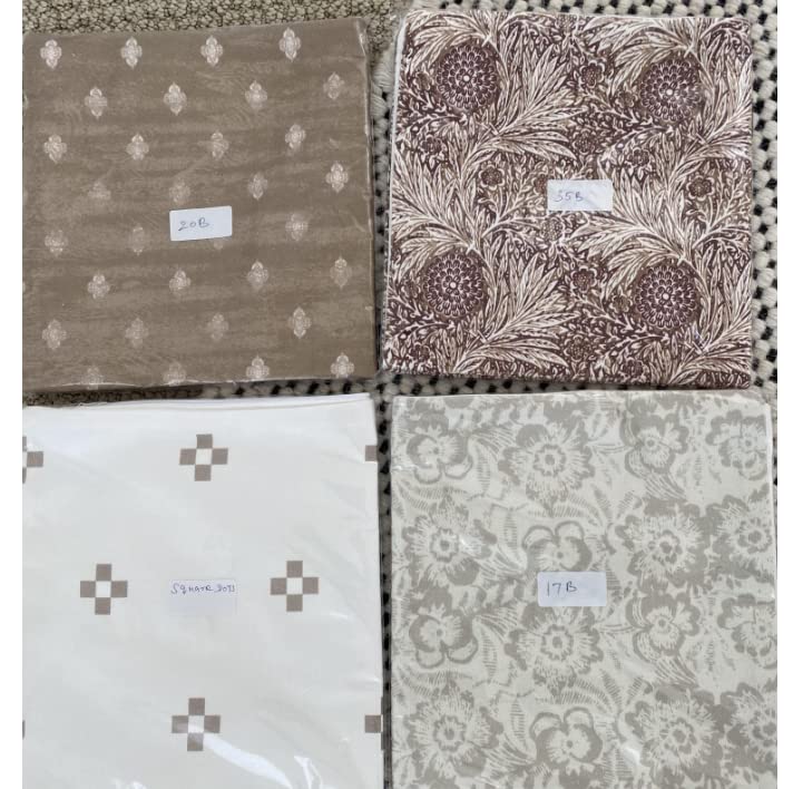 Woven Nook - Modern & Luxurious Decorative Boho Throw Pillow Covers - Durable Quality & Machine Washable - 100% Cotton Canvas - Dover Set - 4 Pack (22 x 22) - Image 3