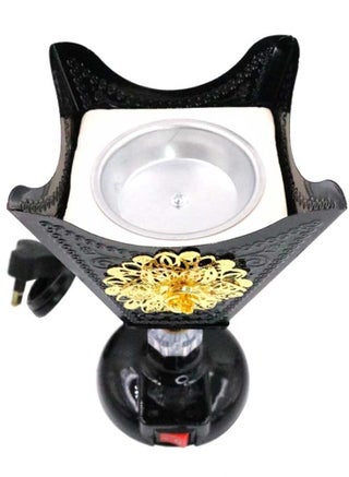 Elegant Oud Bakhoor Holder Electric Incense Burner Black- DE1044-B - view 3