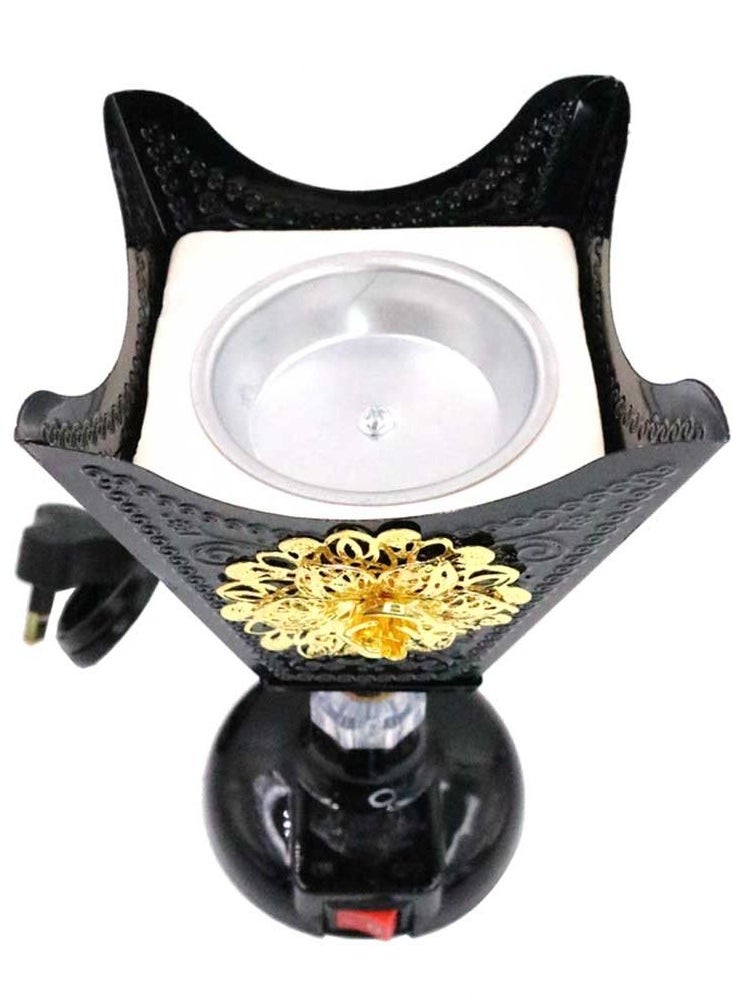 Bakhoor BoSidin Elegant Oud Bakhoor Holder Electric Incense Burner Black- DE1044-B  - Image 3