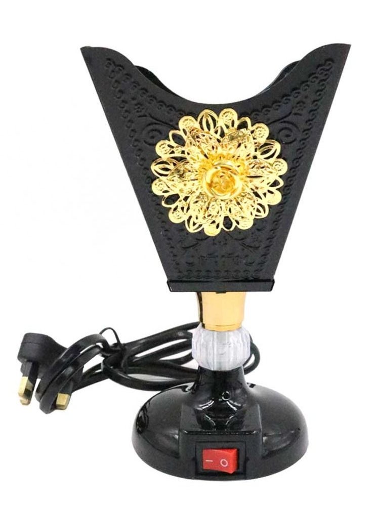 Bakhoor BoSidin Elegant Oud Bakhoor Holder Electric Incense Burner Black- DE1044-B  - Image 2