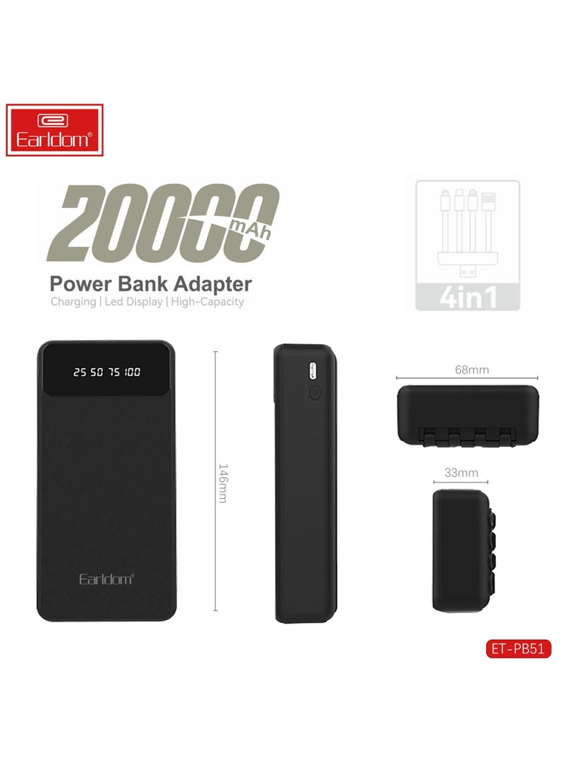 EARLDOM ET-PB51 Power Bank 20000mAh - Image 2