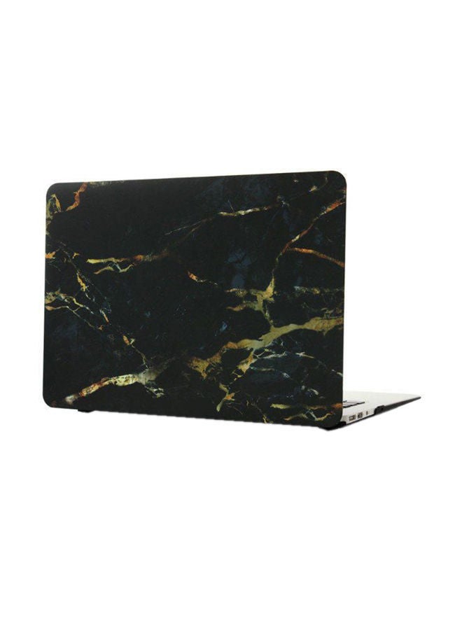 NIBEMINENT Classic Marble Painting Hard Case Cover For Apple MacBook Air 13.3-Inch Black - Image 1