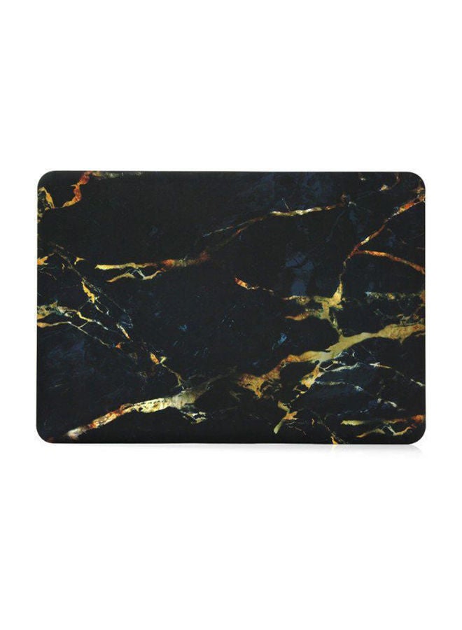 NIBEMINENT Classic Marble Painting Hard Case Cover For Apple MacBook Air 13.3-Inch Black - Image 3