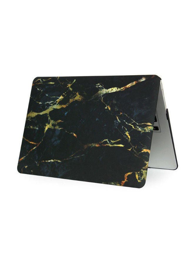 NIBEMINENT Classic Marble Painting Hard Case Cover For Apple MacBook Air 13.3-Inch Black - Image 4