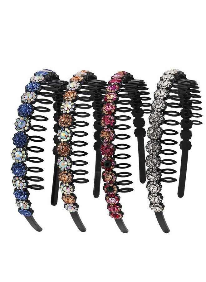 Teeth Comb Headbands For Women With Rhinestone And Crystal Beaded Plastic Hairbandpack Of 4 - pzsku/ZAD1DC1D5E103318A8DDFZ/45/_/1718646162/437eb658-9bb2-4404-936a-973c9bfe32e5