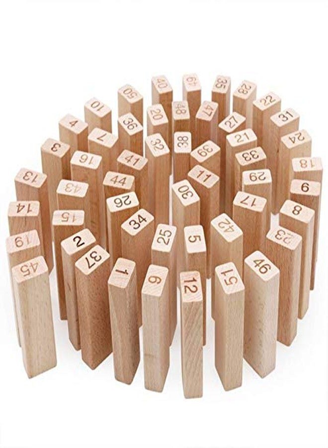 Sajani 51 Pcs Challenging 4pcs Dice Wooden, Fun for Kids - Image 4