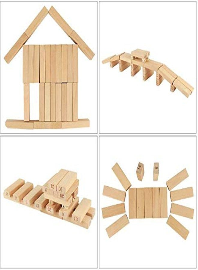 Sajani 51 Pcs Challenging 4pcs Dice Wooden, Fun for Kids - Image 3