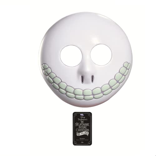 Disguise Nightmare Before Christmas Barrel Mask Officially Licensed Adult Dress Up Accessory - Image 3