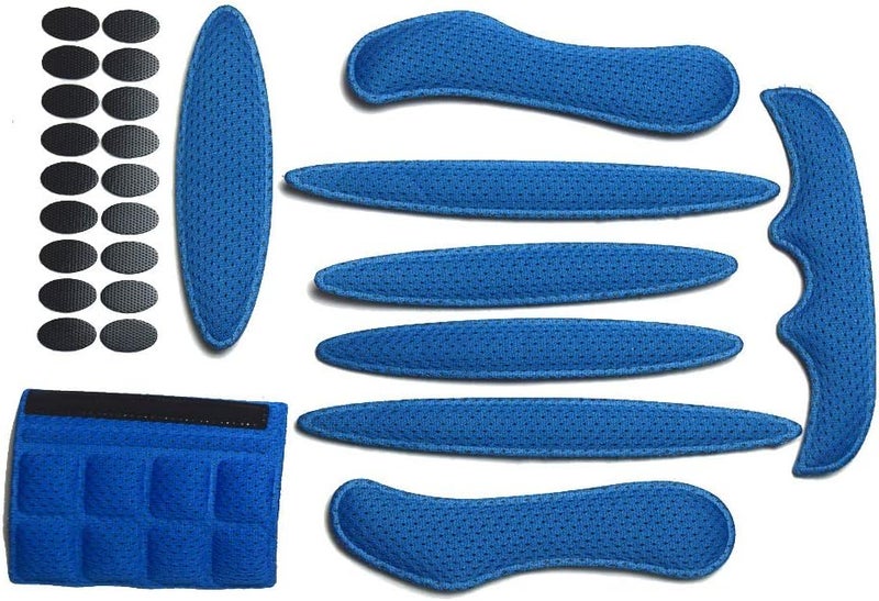MTGHYARE Bike Helmet Padding Kit, Universal Bicycle Replacement Foam Pads Padding Set Helmet Cushions Mats for Bike Cycling Motorcycle Helmet - Image 1