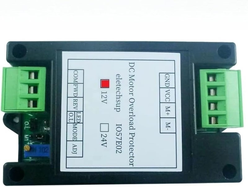 12V 24V DC 10A 20A 30A Brushed Motor Controller with Shell Overload Overcurrent Short Circuit Protection Forward Reverse - Image 2