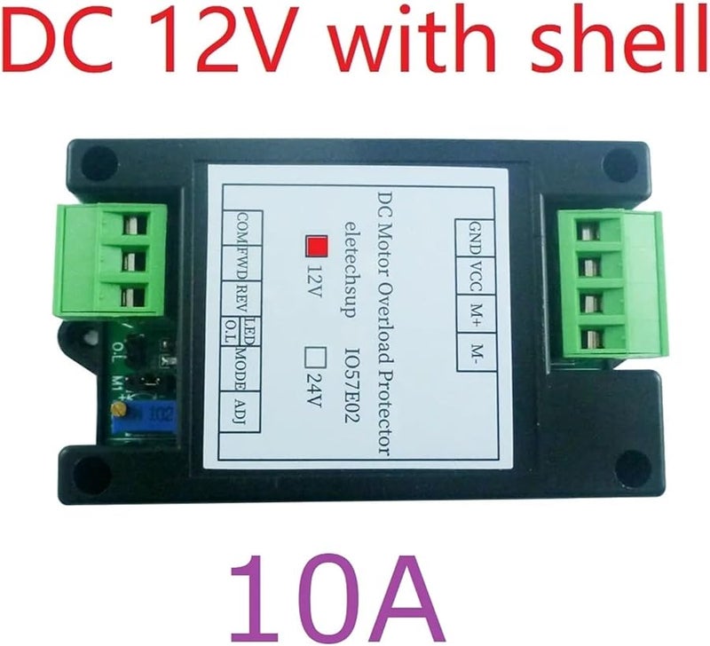 12V 24V DC 10A 20A 30A Brushed Motor Controller with Shell Overload Overcurrent Short Circuit Protection Forward Reverse - Image 3
