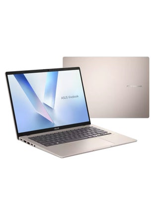 Vivobook 14 Laptop With 14 Inch WUXGA (1920x1200) Display, AMD Ryzen AI 7 445 Processor Processor/16GB RAM DDR5/512GB SSD/Windows 11 Home/AMD Radeon Graphics/ English/Arabic Platinum Gold - view 2