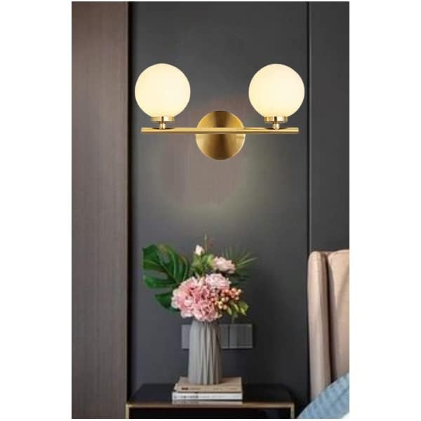 SVDK Golden Wall Lamp Wall Light for Bedroom Living Room Restaurants Home and Office Bulb Not Included - Image 1