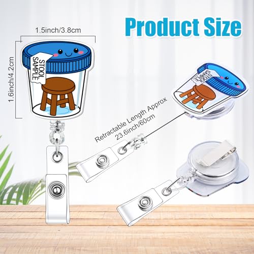 Geyoga 36 Pcs Funny Badge Reel Cute Nurse Badge Reel Retractable Nurse Quote Name ID Clip Cute Nursing for Doctor Teacher Employee Office Assistant Supplies Bulk GiftsMedical - Image 3