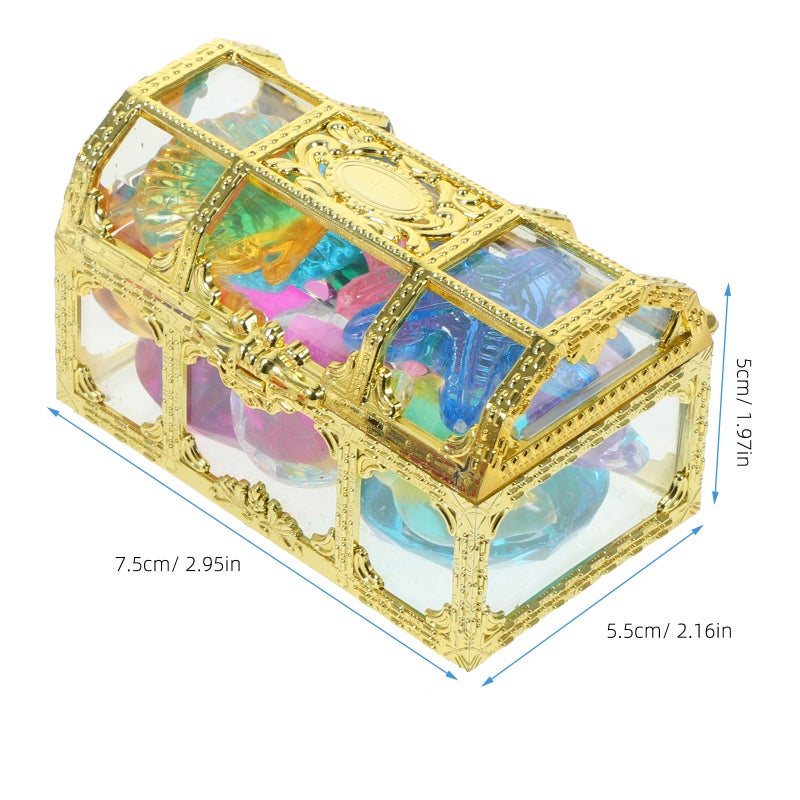 1 Set Underwater Toy Fake Toy Kids Diving Toy with Treasure Box for Bath - Image 2