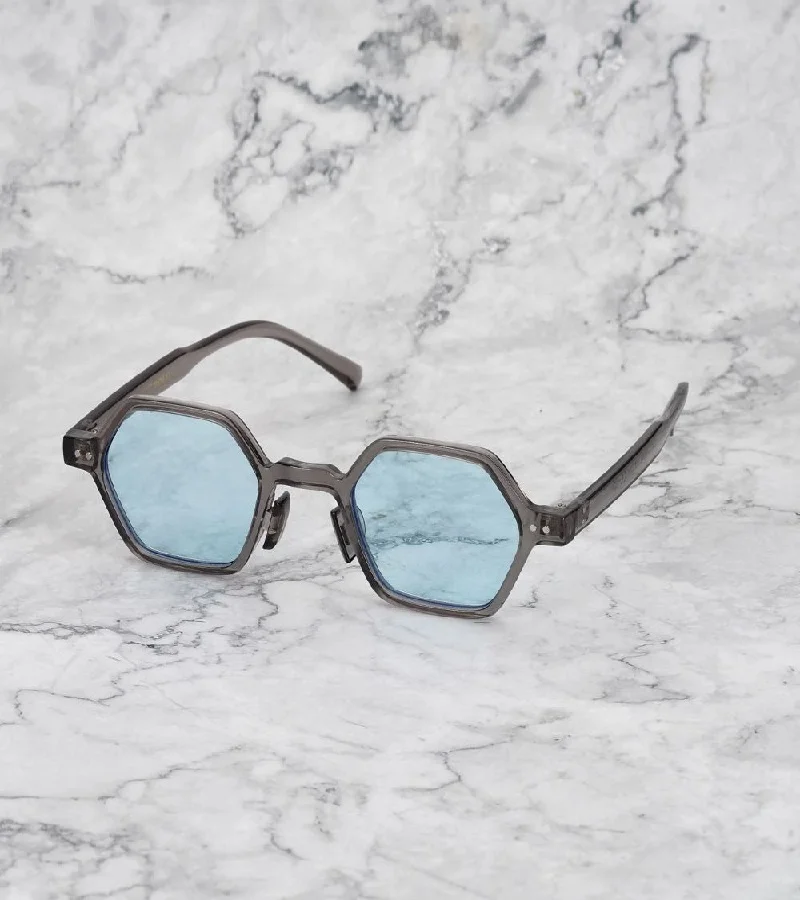  اكسبليست باوتس نظارات شمسية أنيقة للجنسين من ليون رمادي-أزرق من إكسبليست بوويتس