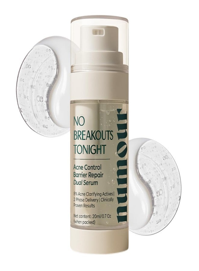 Numour No Breakouts Tonight| Dual Acne face Serum 20ml | 8% Actives 2% Encapsulated Salicylic + 4% Niacinamide + Azelaic Acid & Zinc | Acne‑Prone & Sensitive Skin - Image 1