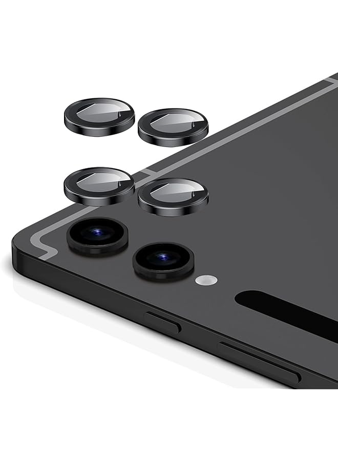 Excefore For Generic Galaxy Tab S9 Ultra Sm X910 S9 Plus Sm X810 S9 Fe Plus Camera Lens Protector Hd Clarity Anti Scratch Dustproof Tempered Glass Back Camera Lens Protector With Aluminum Edging 2 Pcs - Image 1