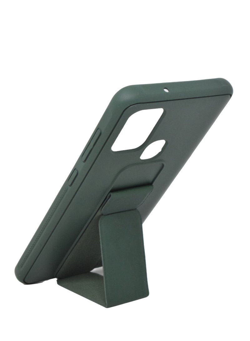 BORTONY Galaxy A21s Case, Fully Covered With Finger Grip Stand Holder Anti Slip Shockproof Protective Case Cover For Samsung Galaxy A21s - Image 2