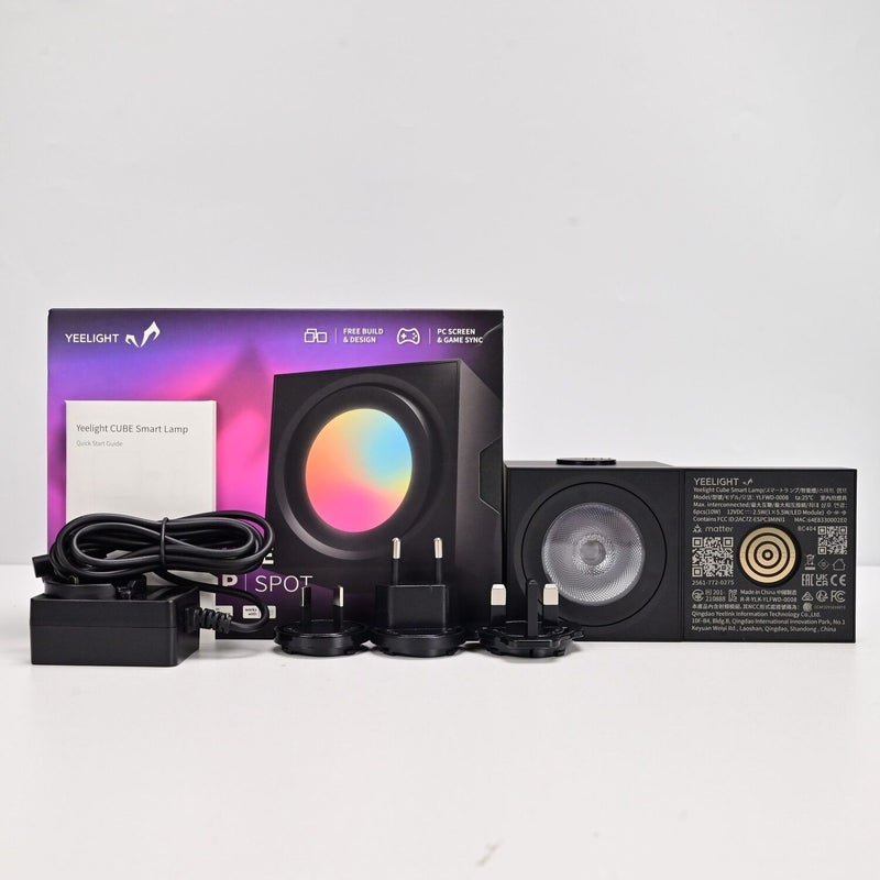 Yeelight RGB Ambient Light Cube 3D Smart Gaming Desktop Decor with Music Sync - Image 1
