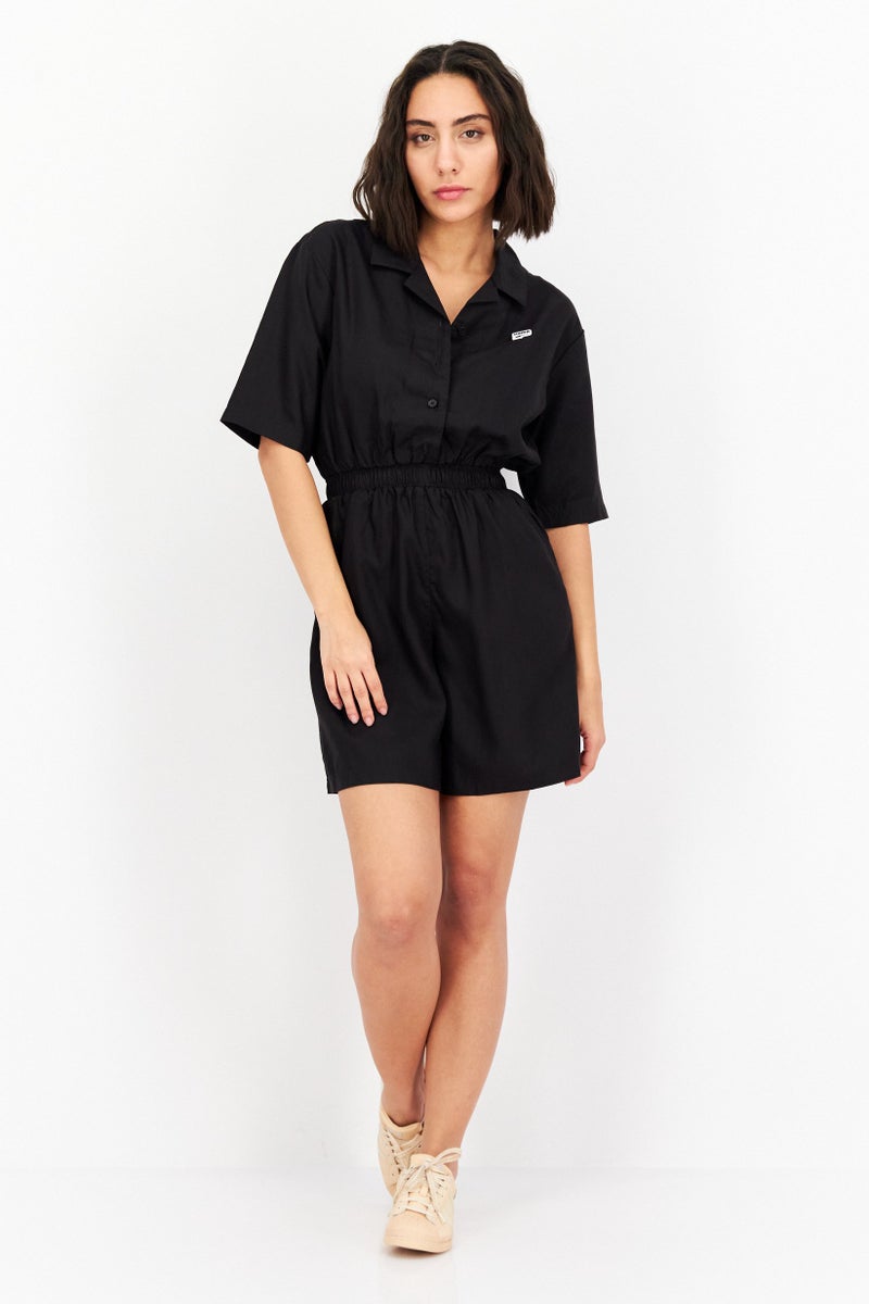 PUMA Women Relaxed Fit Brand Logo Training Playsuits, Black - Image 3