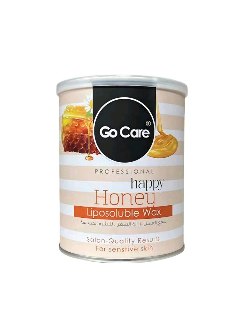 شمع الشعر GoCare Professional Liposoluble في علبة - عسل 600 مل