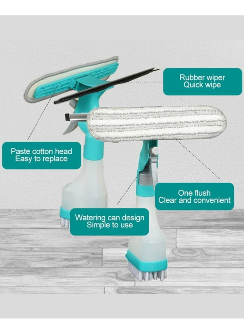 Yuwell - 4-in-1 Cleaning Brush With Water Spray Function Can Be Used To Scrape Water Scrape Glass Clean Mirrors Brush Spray Bottles Of Disinfectant Water And Sterilize Window Squeegee Cleaning Glass Wiper - Image 1