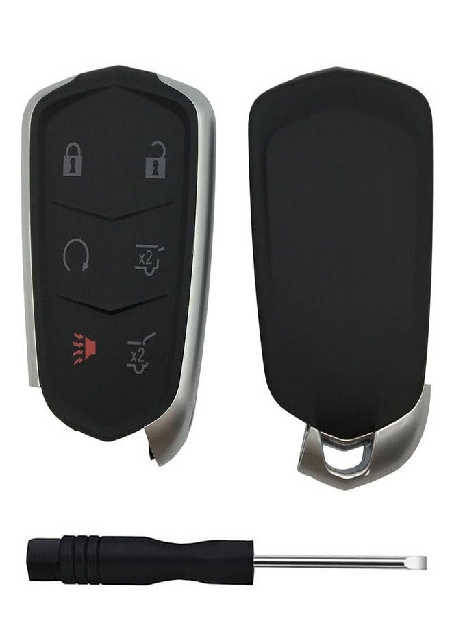 TALKMOON Replacement Keyless Entry Remote Key Fob Shell Case for 2015-2018 Cadillac Escalade，Escalade ESV Car Key Fob Cover (6 Button) - Image 4
