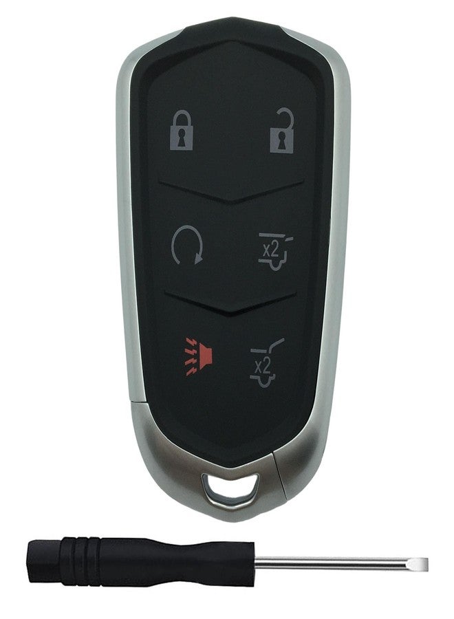 TALKMOON Replacement Keyless Entry Remote Key Fob Shell Case for 2015-2018 Cadillac Escalade，Escalade ESV Car Key Fob Cover (6 Button) - Image 1