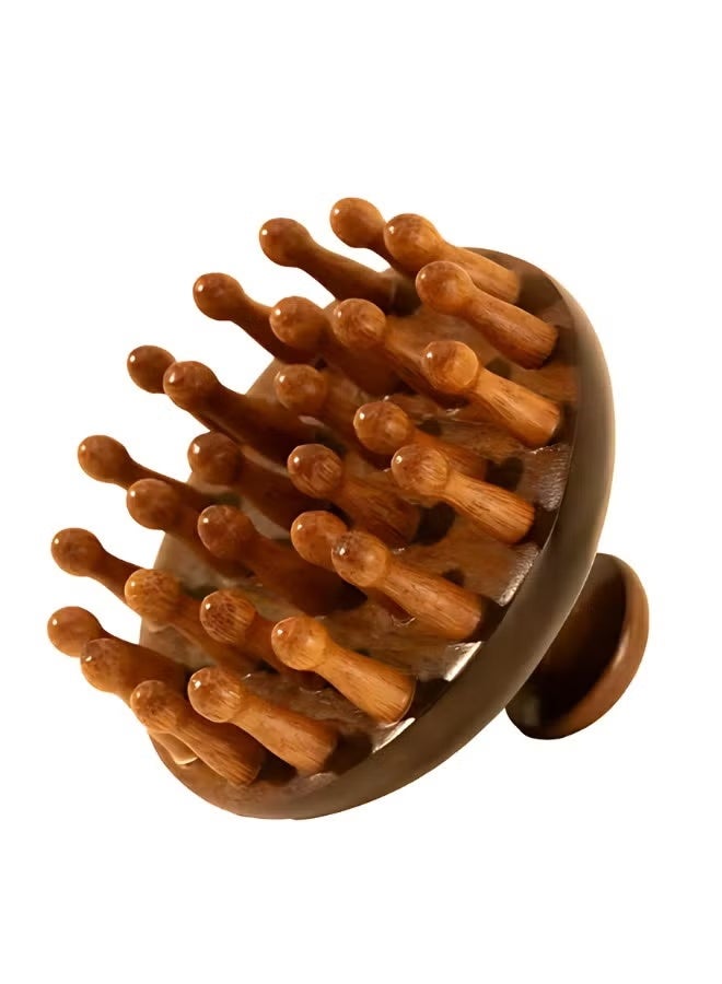 Wood Scalp Massage Comb Handheld Hair Massager Massage Tool for Body Relief - Image 5