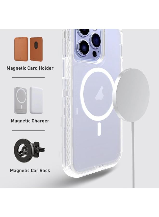 اس-توب جراب هاتف مغناطيسي مقاوم للصدمات من ماج سيف لهاتف آيفون 13 برو ماكس - Image 4