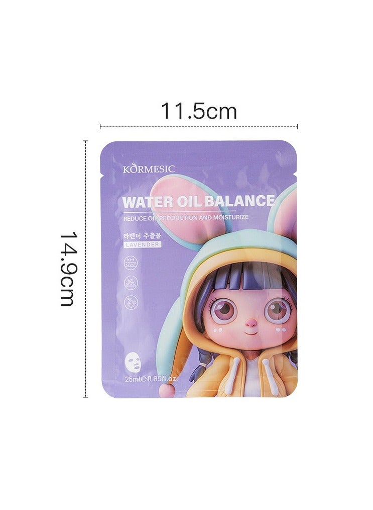 Kormesic Oil-Control Facial Mask 25ml-5 packs  - Balancing & Mattifying - Image 1