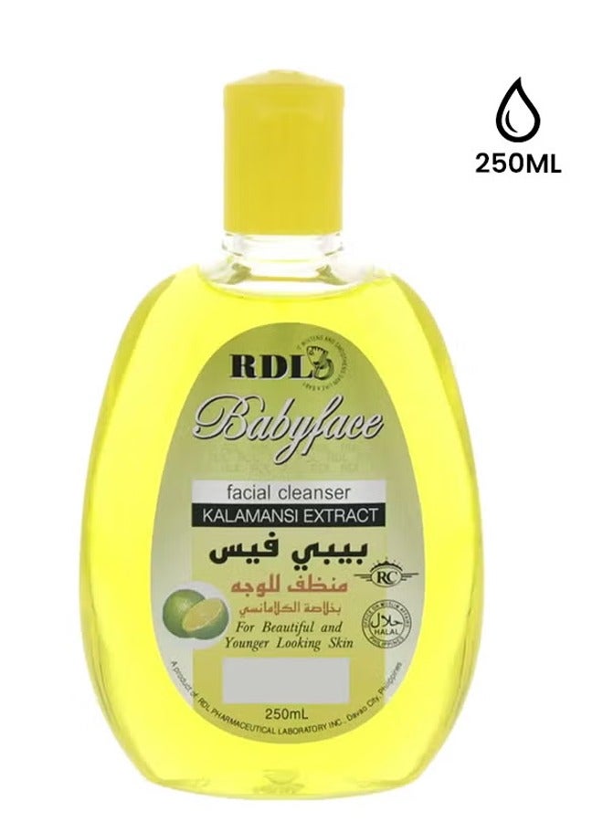 ار دي ال بيبي فيس منظف للوجه بخلاصة الكلامانسي أصفر 250ملليلتر