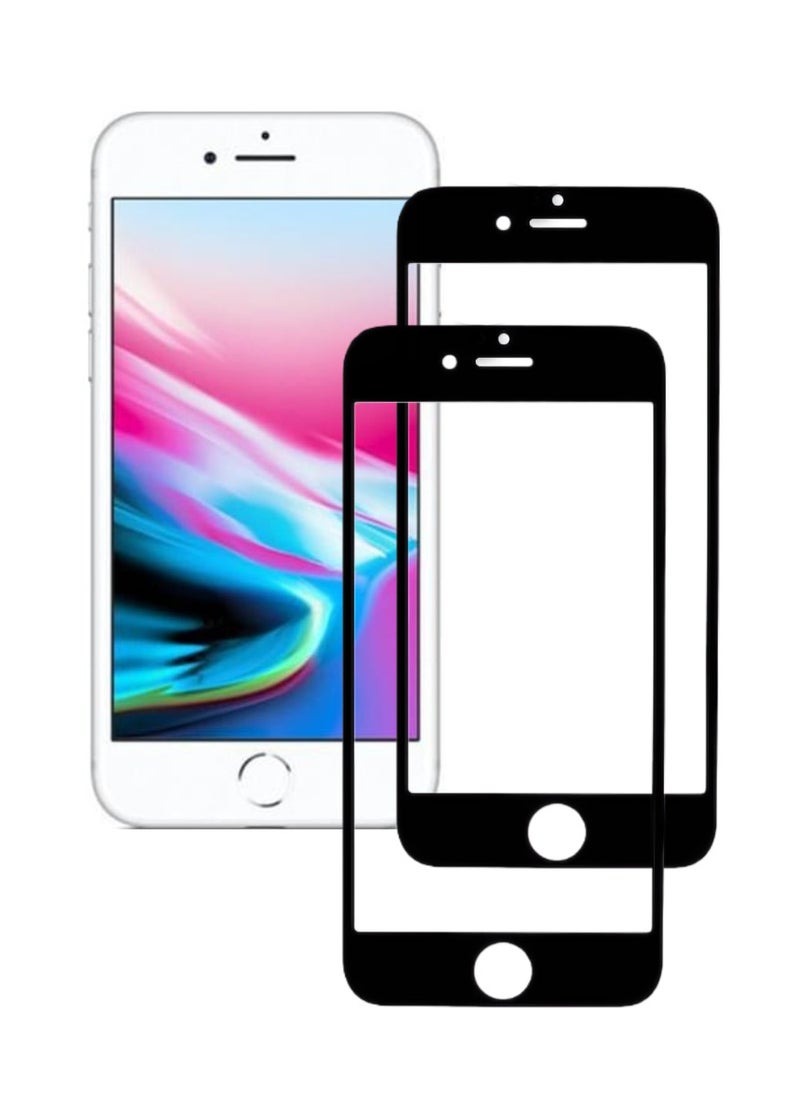 ACLIX 2 Pieces Antistatic ESD Dustproof Premium Quality High Definition Anti-Spy Privacy Tempered Glass Screen Protector Designed For  iPhone 8 - Image 1