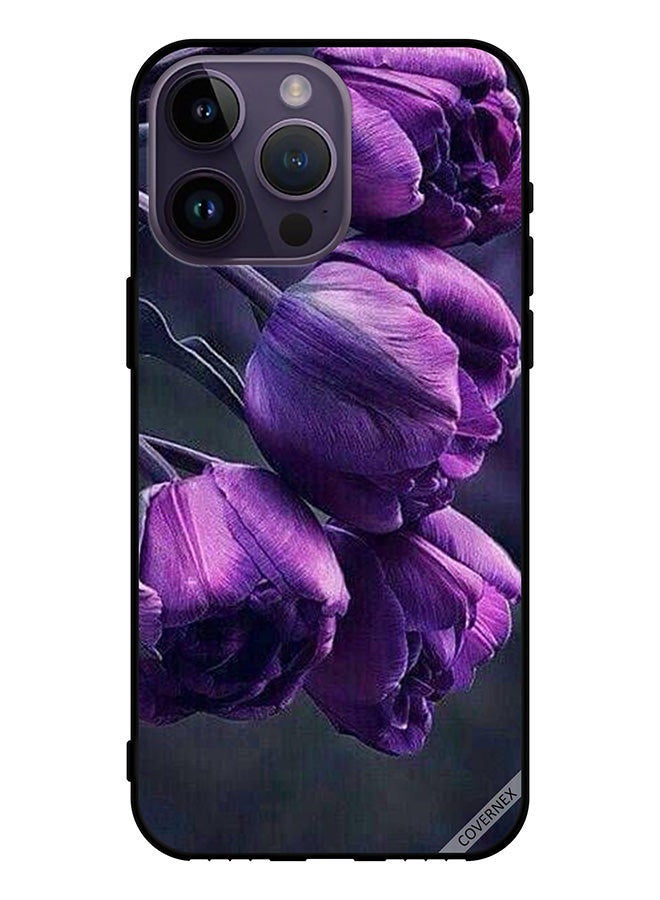 Covernex Protective Case Cover For Apple iPhone 14 Pro Max Dark Flowers - Image 1