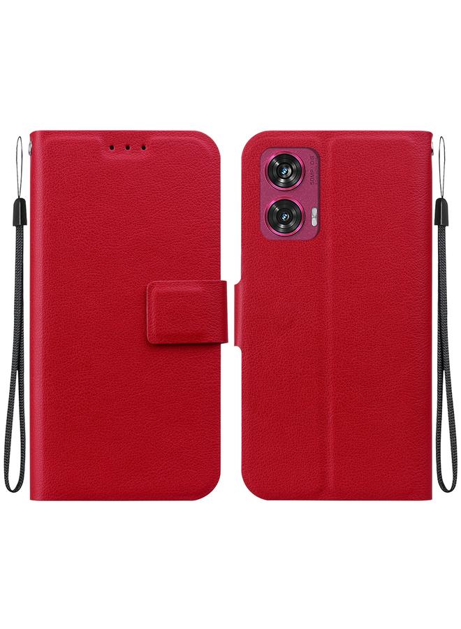 اس-توب جراب لهاتف موتورولا إيدج 50 فائق النحافة مصنوع من الجلد مع مشبك مغناطيسي - Image 1