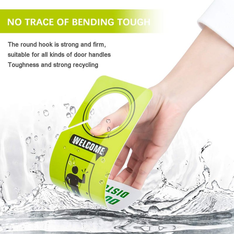 psler Do Not Disturb Door Hanger Sign, Please Knock Sign for Bedroom Door - Image 4