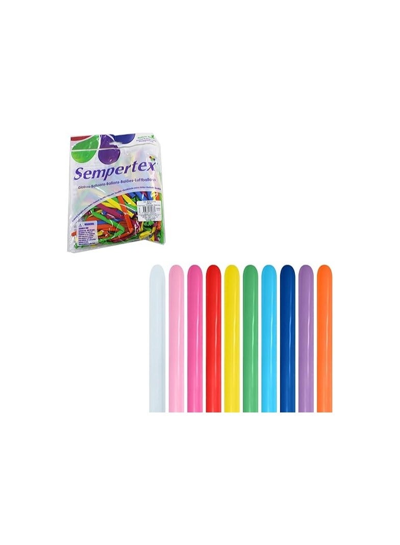 Sempertex Tropical Assorted Color Balloons 50PCS/BAG Premium Latex Vibrant Mix of Colors Perfect for Parties Birthdays Weddings Baby Showers Celebrations Easy to Inflate Long-Lasting Eco-Friendly - Image 4