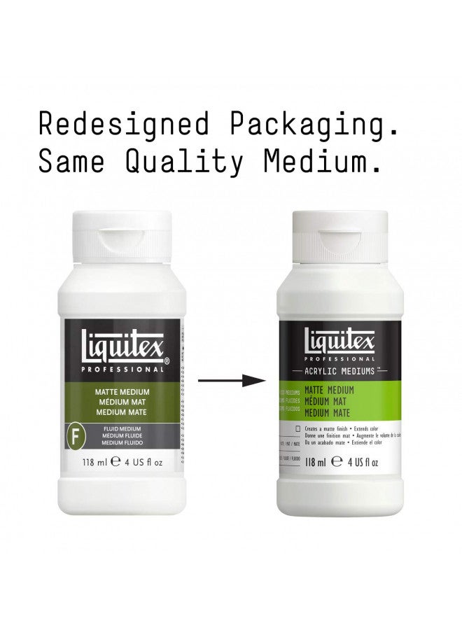 Liquitex Professional Matte Medium, 118ml (4-oz) - Image 2