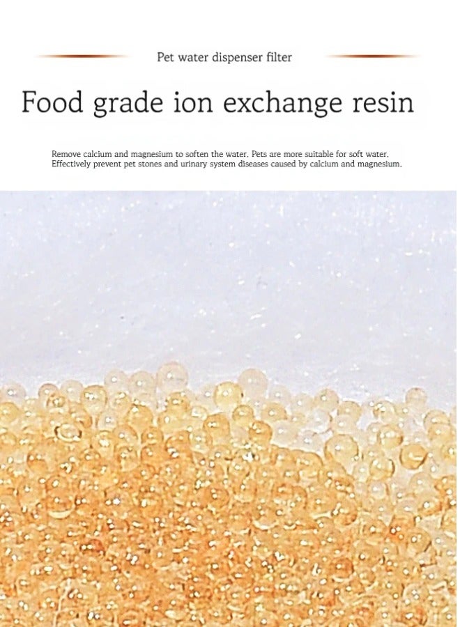 LAPET 6 Packs Cat Water Fountain Filters for WF040 Filter Element Replacement Activated Carbon Filter for Pet Automatic Drinking Feeder Accessories - Image 5